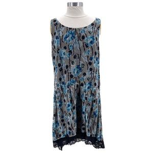 DO NOT BUY — HOLD. Vintage Anna Sui Velvet Embellished Flapper Dress L